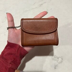 Vintage Coach Multifunction Wallet in British tan